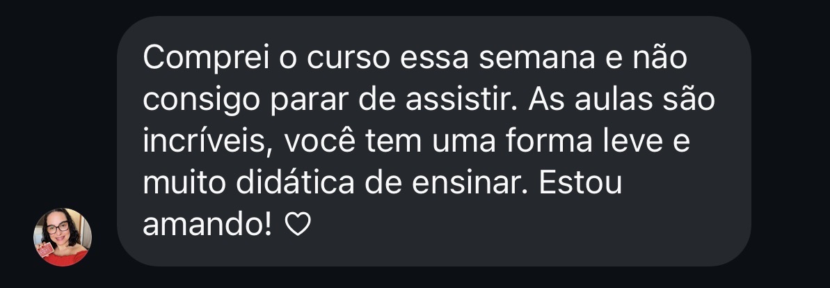 Depoimento 3 de aluna sobre o Curso Completo de Tarot para Iniciantes